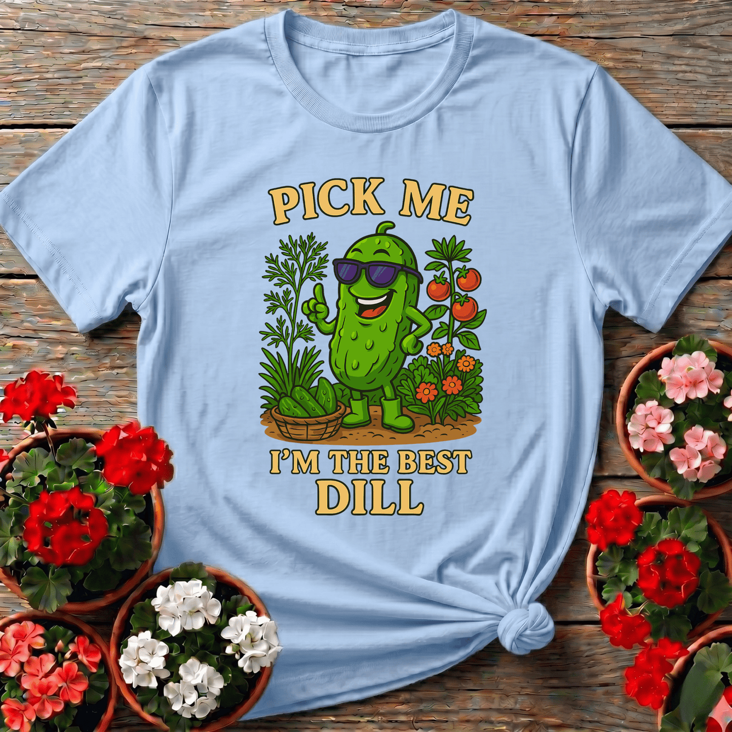 Pick Me Im The Best Dill Funny Pickle T-shirt - GardeningTshirts