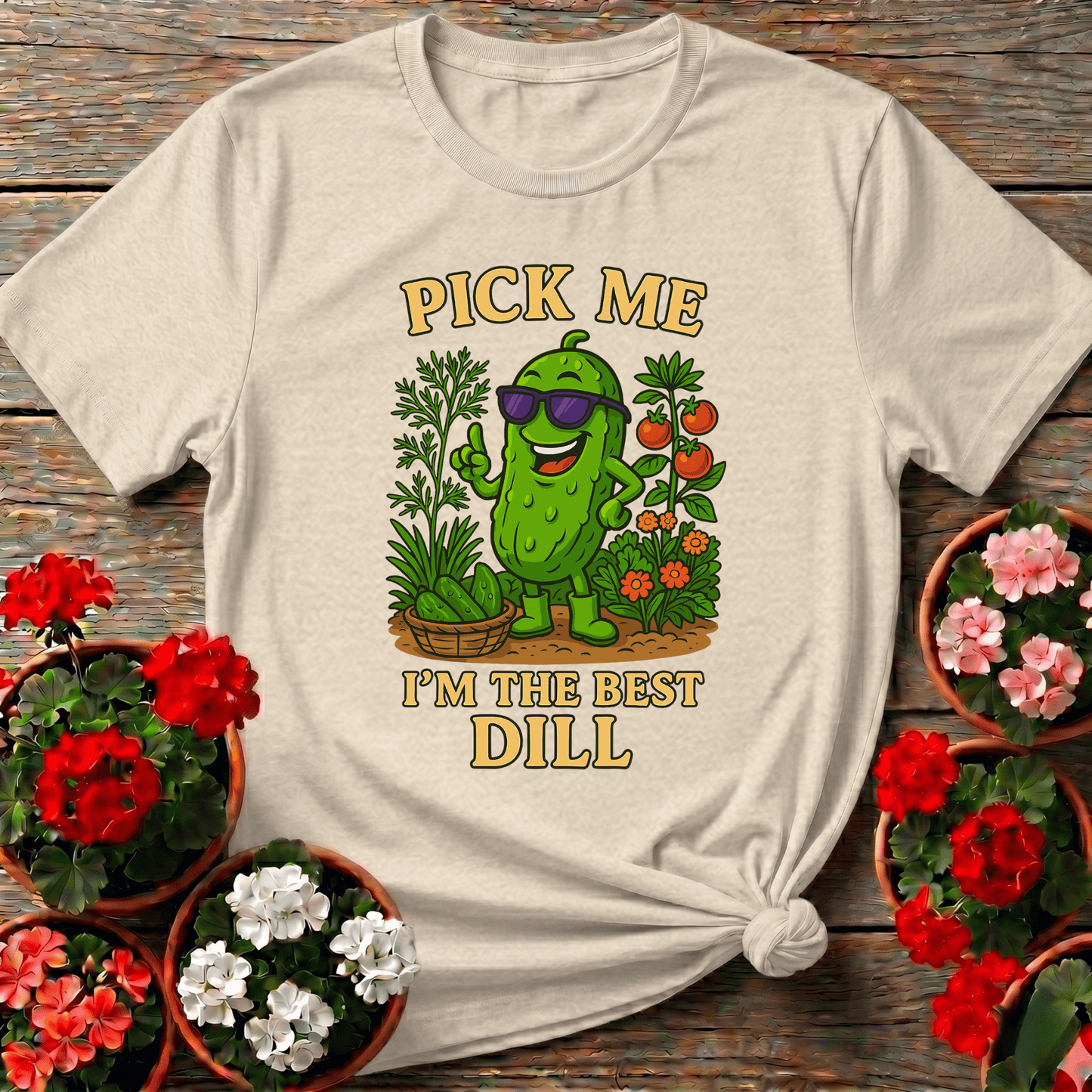 Pick Me Im The Best Dill Funny Pickle T-shirt - GardeningTshirts