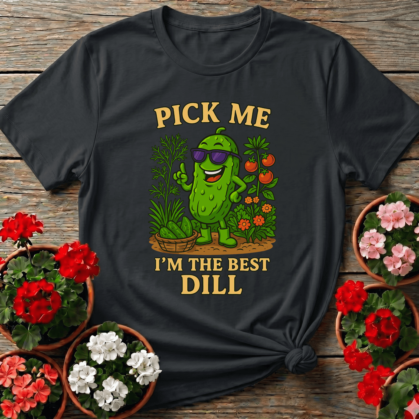Pick Me Im The Best Dill Funny Pickle T-shirt - GardeningTshirts