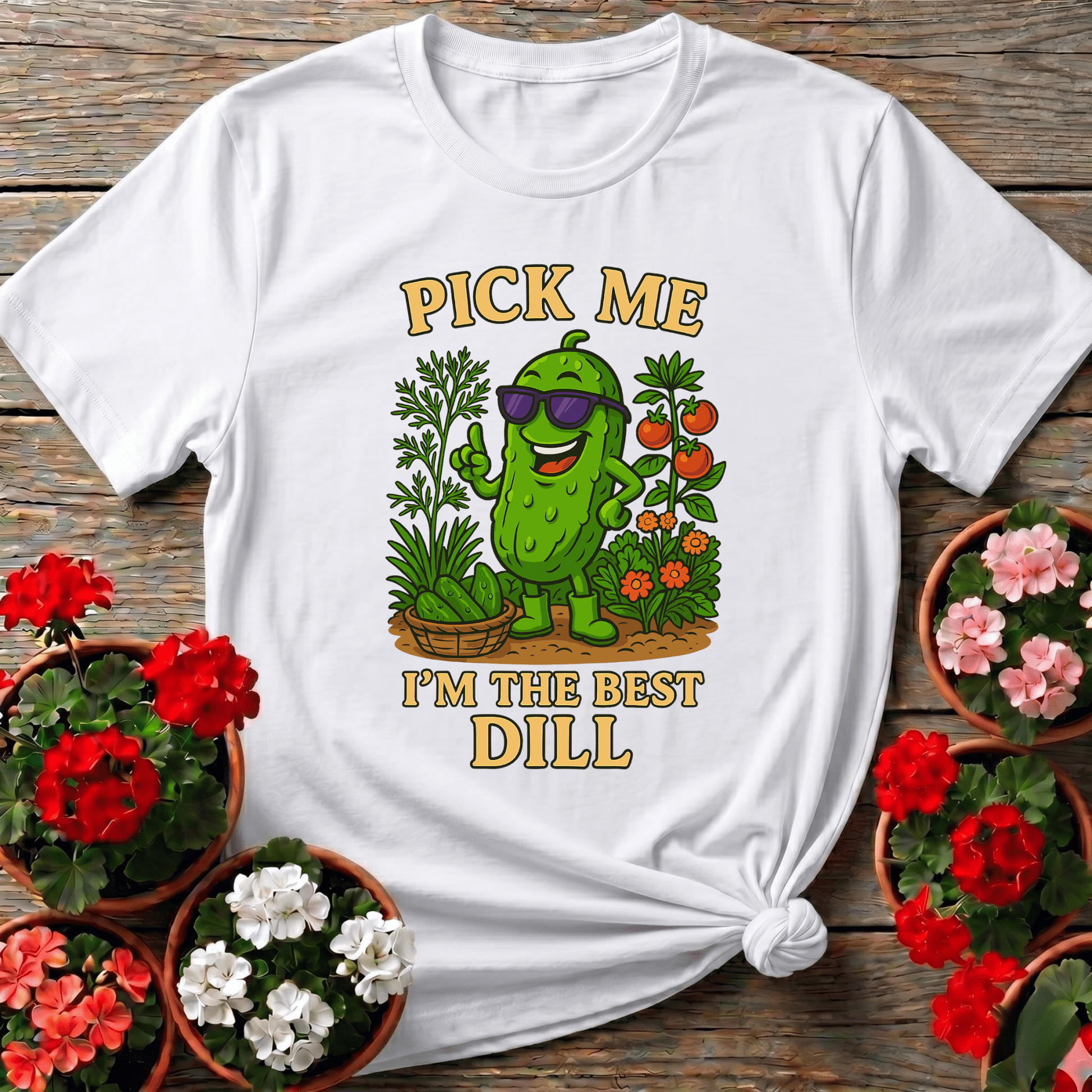 Pick Me Im The Best Dill Funny Pickle T-shirt - GardeningTshirts