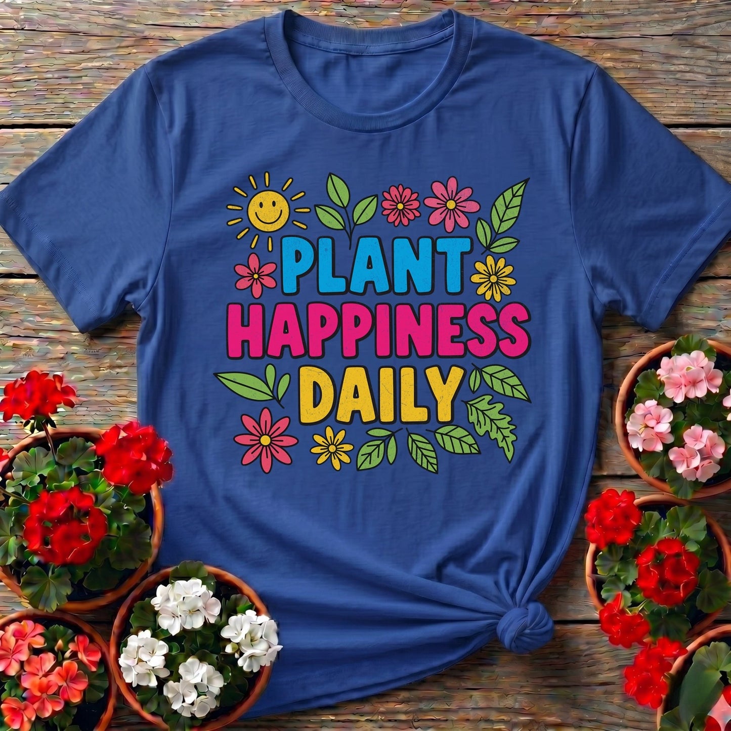 Plant Happiness Daily Tee - GardeningTshirts