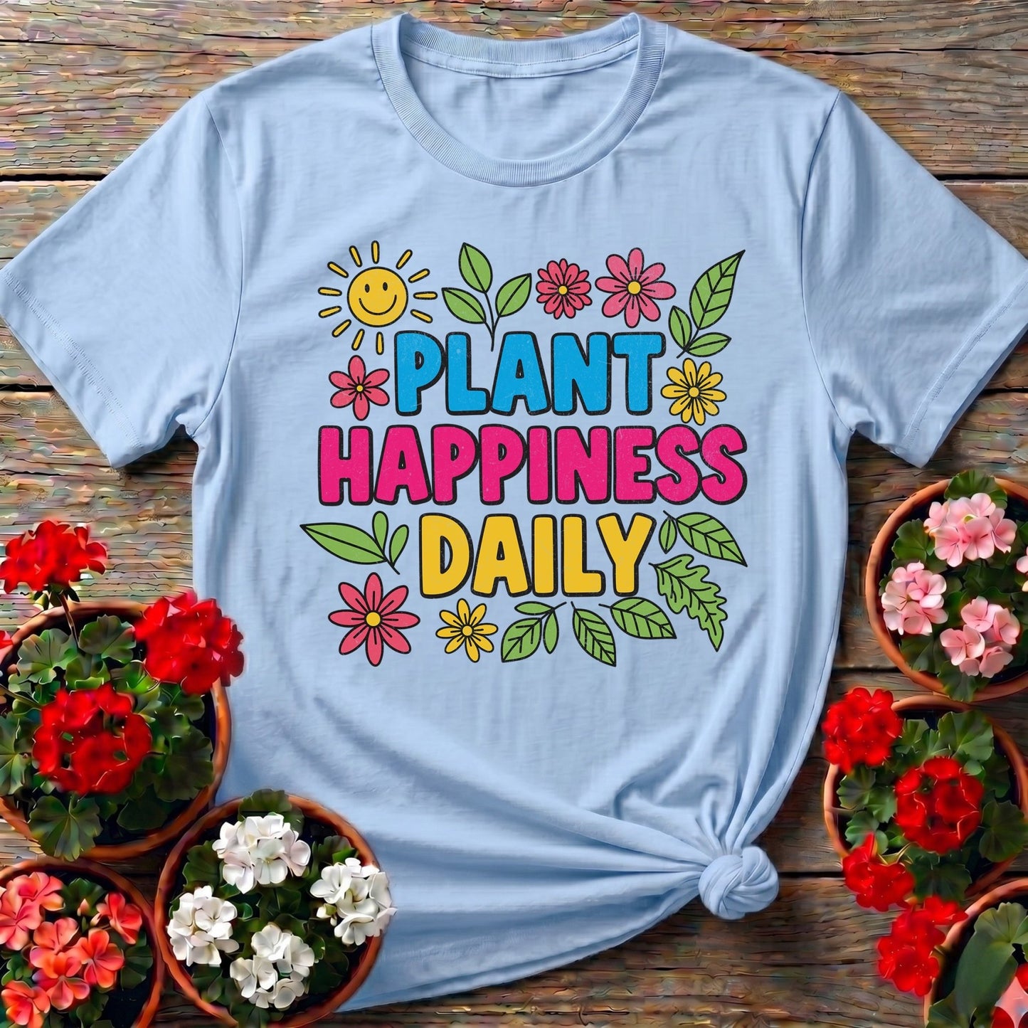 Plant Happiness Daily Tee - GardeningTshirts