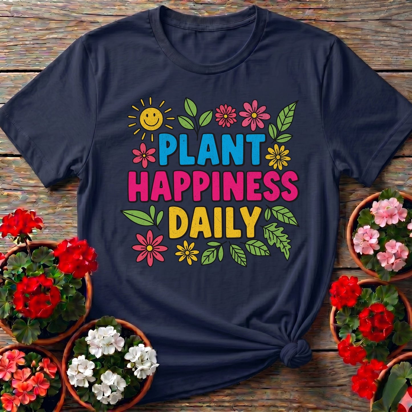 Plant Happiness Daily Tee - GardeningTshirts