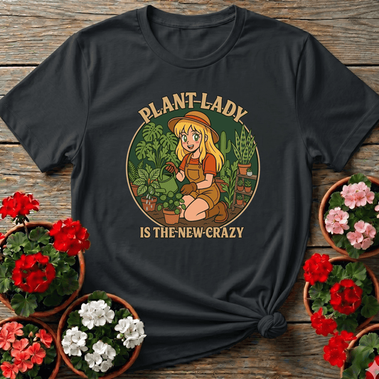 Plant Lady Is the New Crazy Funny Gardening T-Shirt - GardeningTshirts