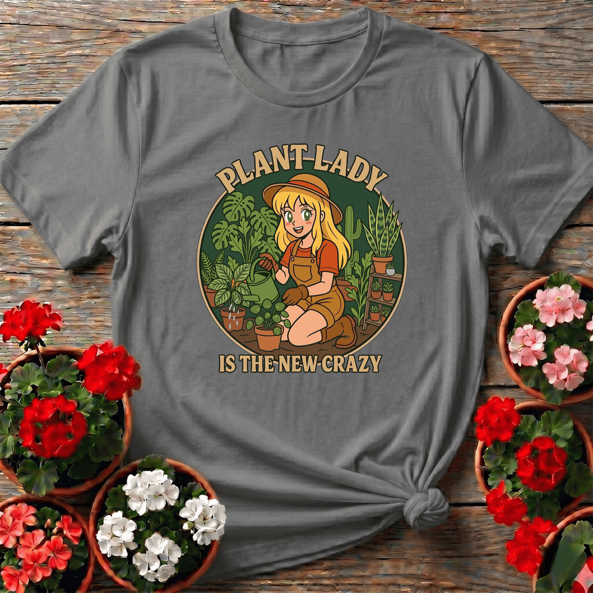 Plant Lady Is the New Crazy Funny Gardening T-Shirt - GardeningTshirts
