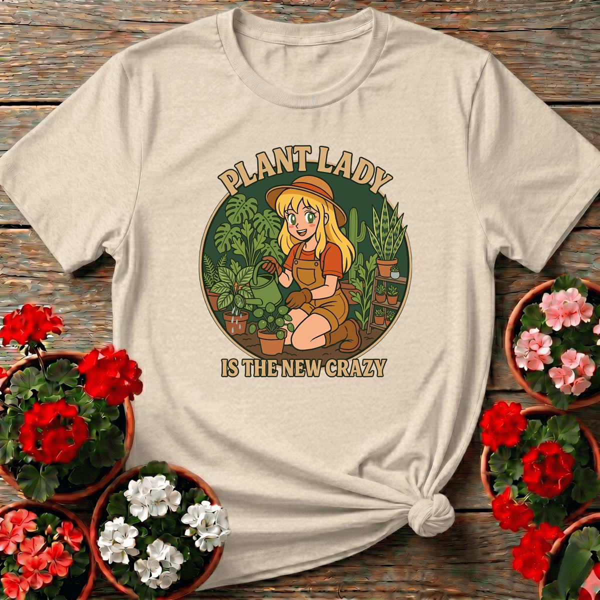Plant Lady Is the New Crazy Funny Gardening T-Shirt - GardeningTshirts