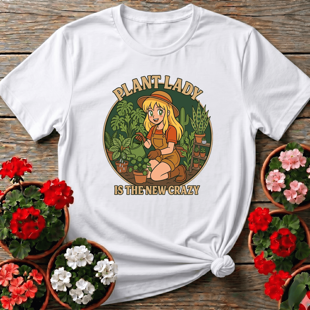 Plant Lady Is the New Crazy Funny Gardening T-Shirt - GardeningTshirts