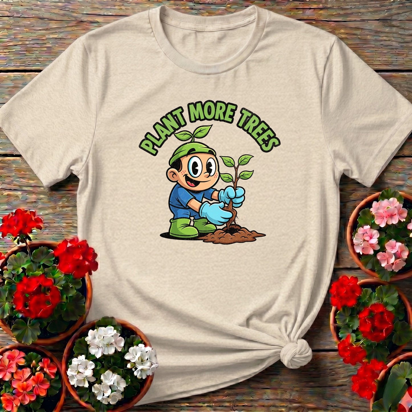 Plant More Trees Environmental T-shirt - GardeningTshirts