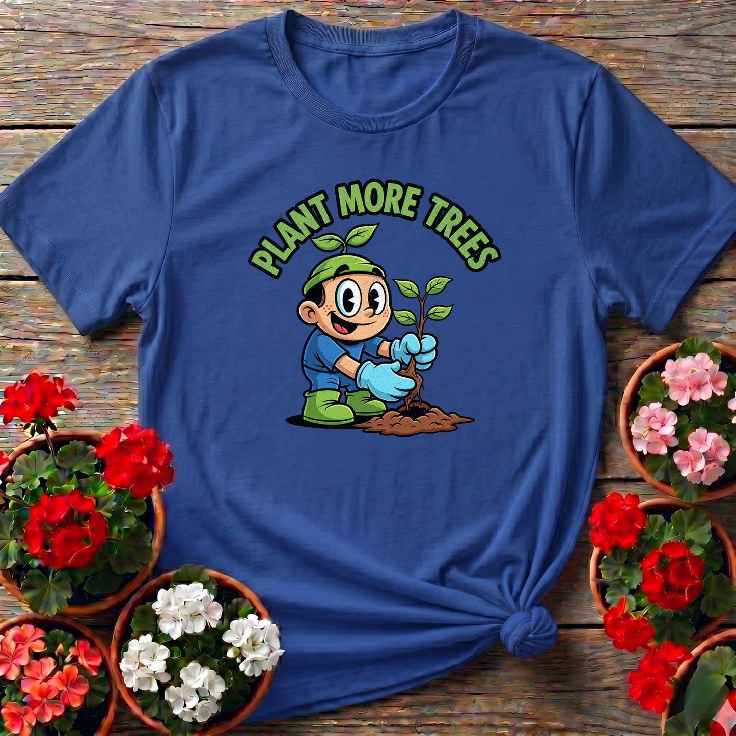 Plant More Trees Environmental T-shirt - GardeningTshirts