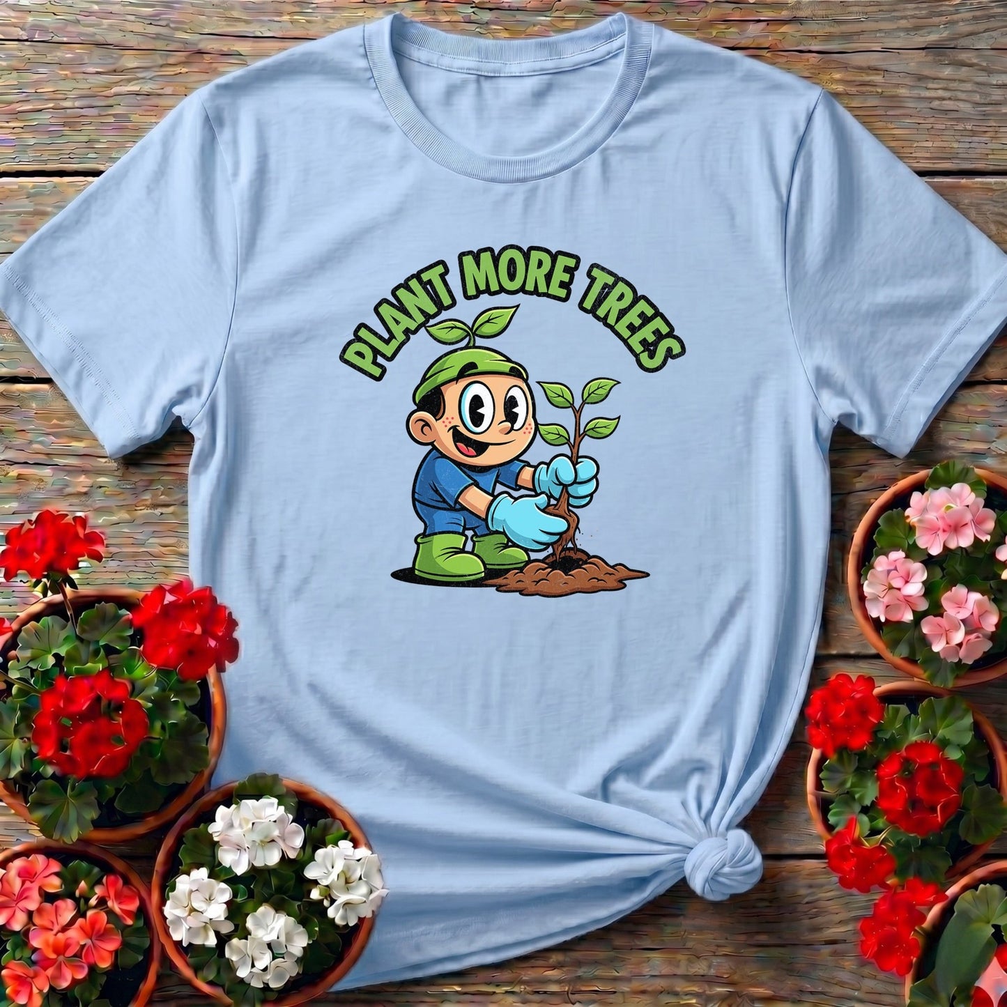 Plant More Trees Environmental T-shirt - GardeningTshirts