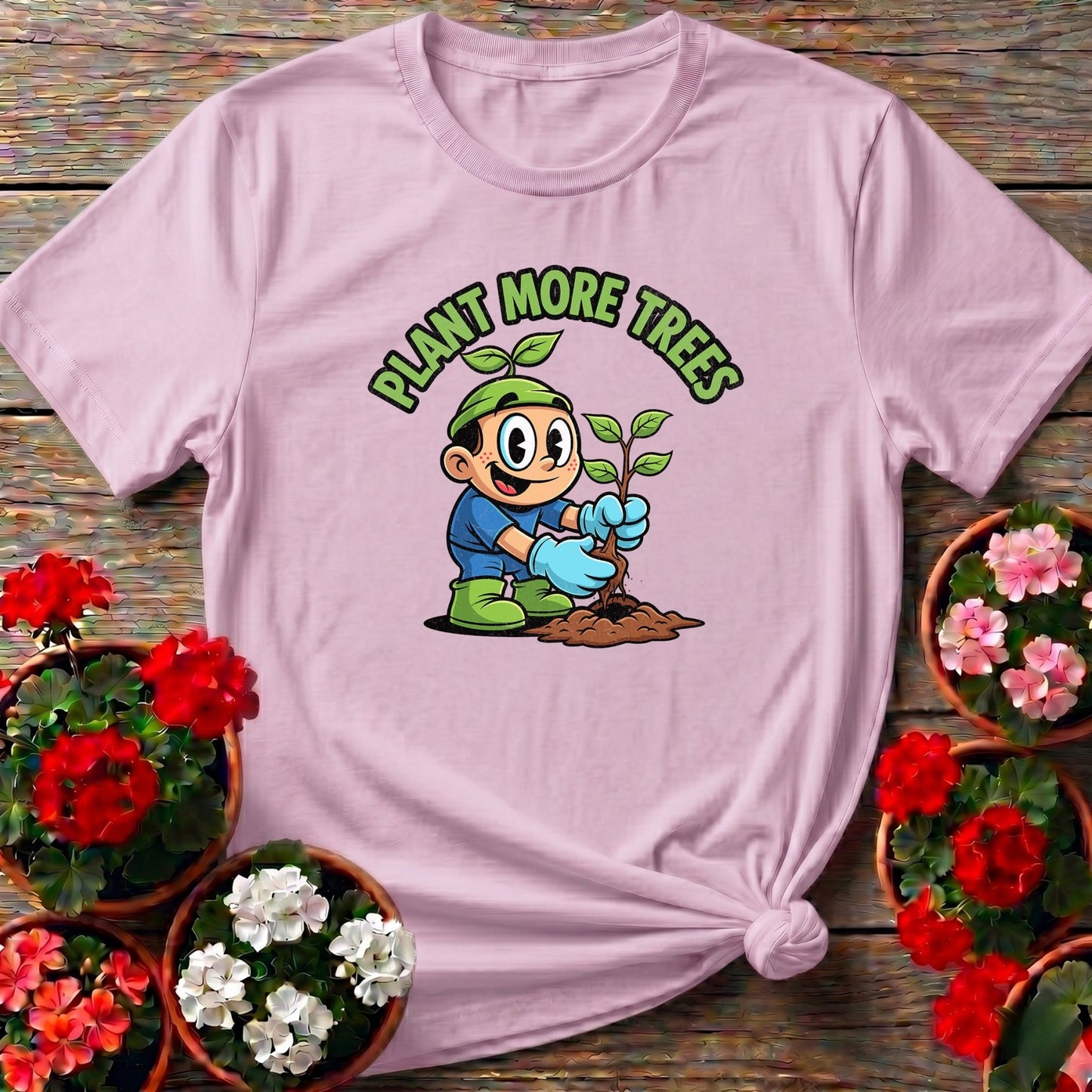 Plant More Trees Environmental T-shirt - GardeningTshirts