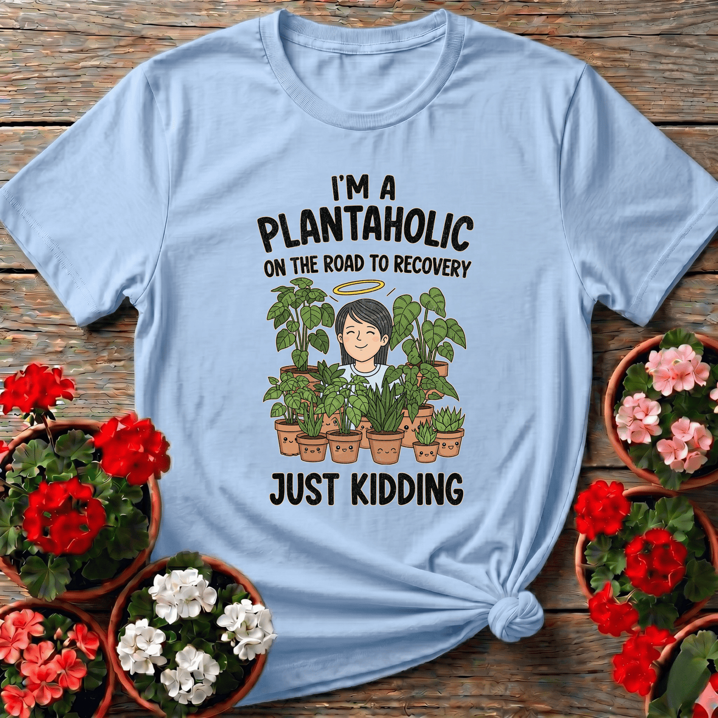 Plantaholic On Road To Recovery Funny Plant Tee - GardeningTshirts