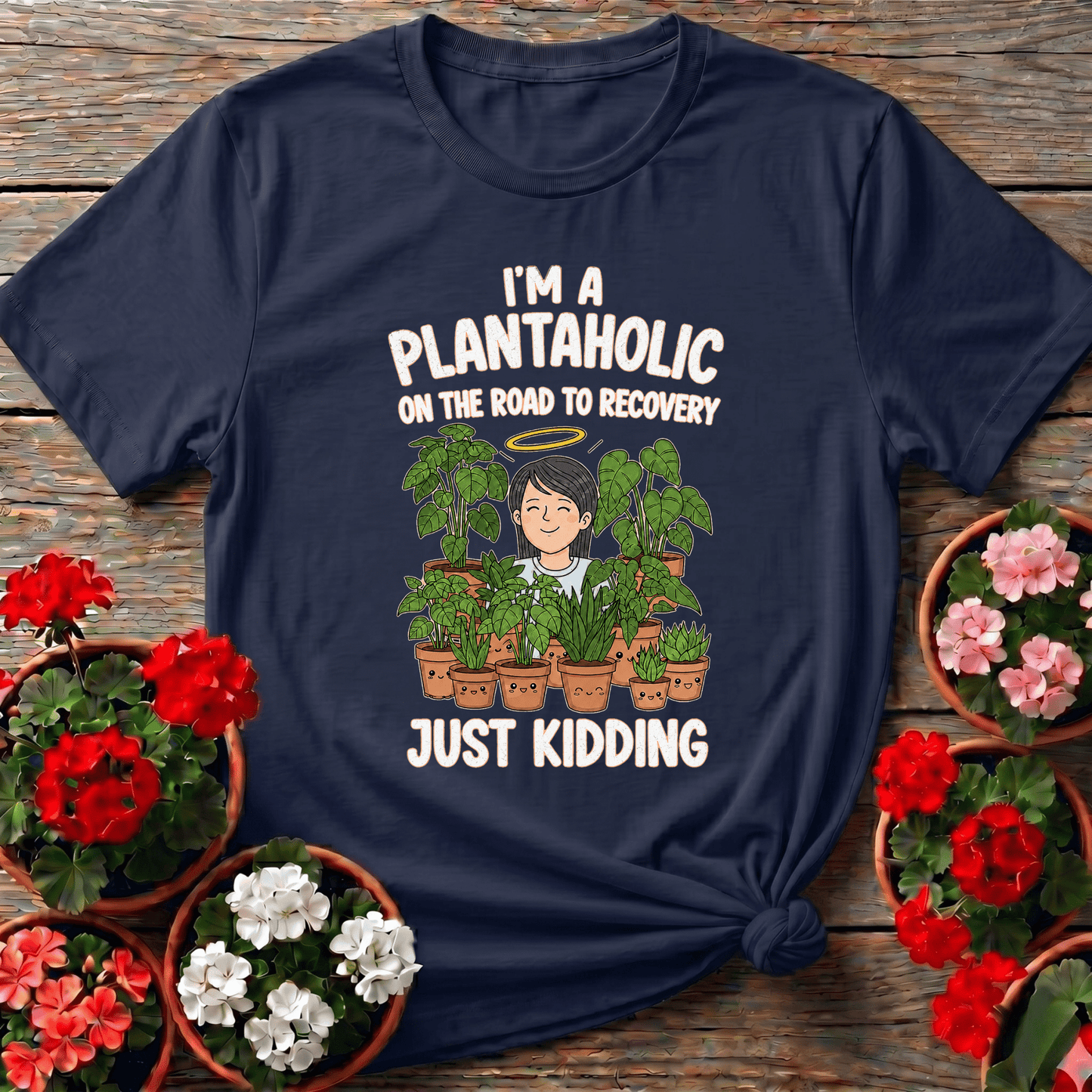 Plantaholic On Road To Recovery Funny Plant Tee - GardeningTshirts