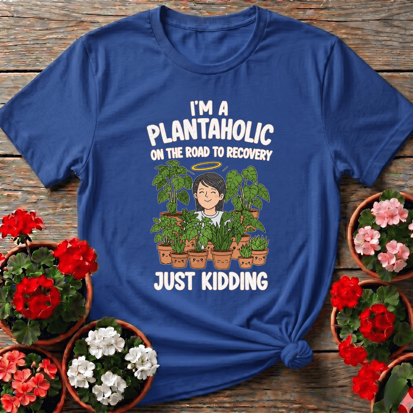 Plantaholic On Road To Recovery Funny Plant Tee - GardeningTshirts