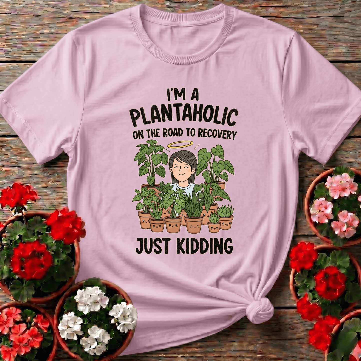 Plantaholic On Road To Recovery Funny Plant Tee - GardeningTshirts