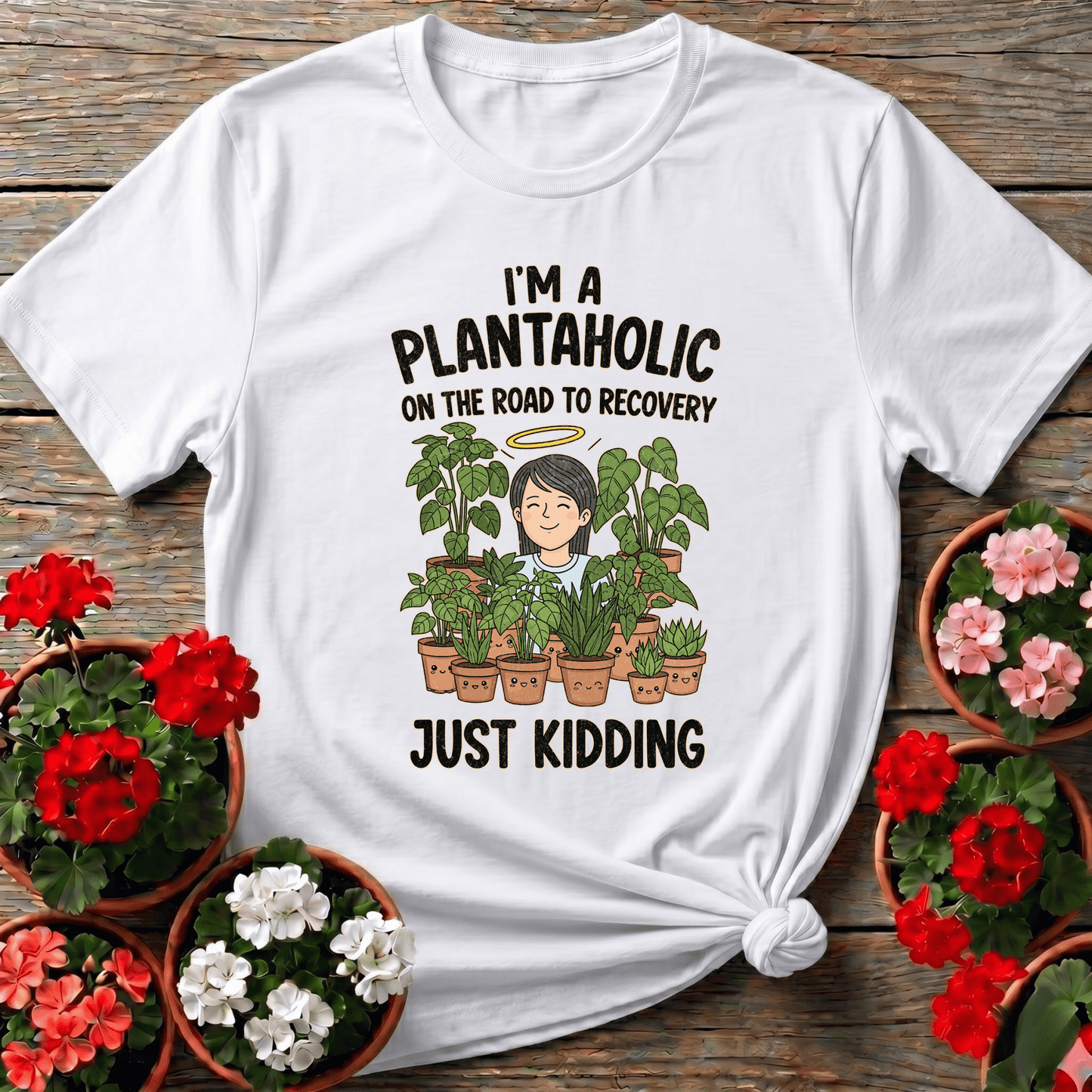 Plantaholic On Road To Recovery Funny Plant Tee - GardeningTshirts