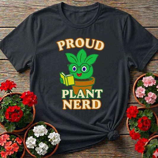 Proud Plant Nerd Cute Houseplant T-shirt - GardeningTshirts
