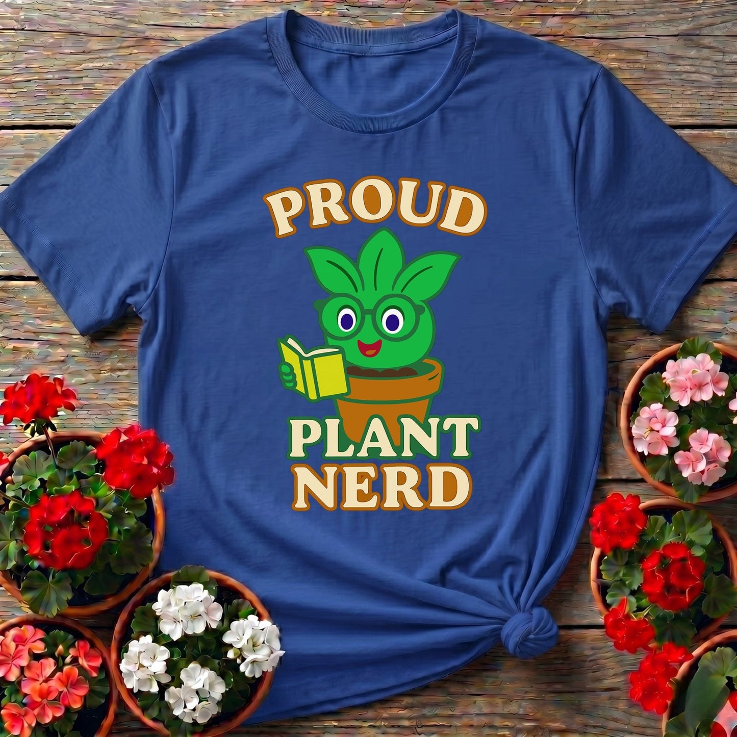 Proud Plant Nerd Cute Houseplant T-shirt - GardeningTshirts