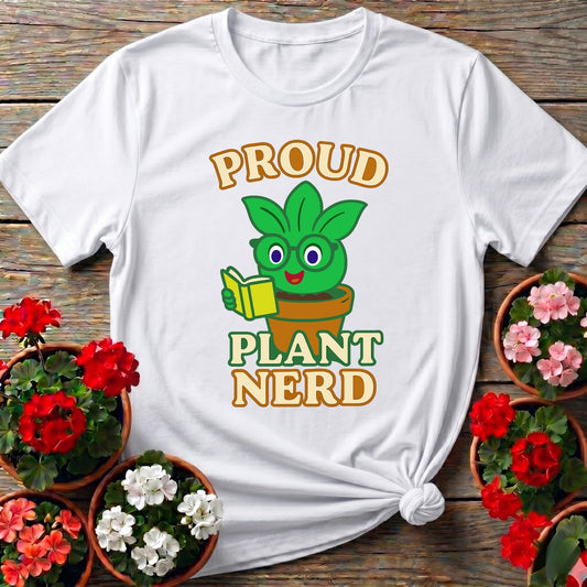 Proud Plant Nerd Cute Houseplant T-shirt - GardeningTshirts