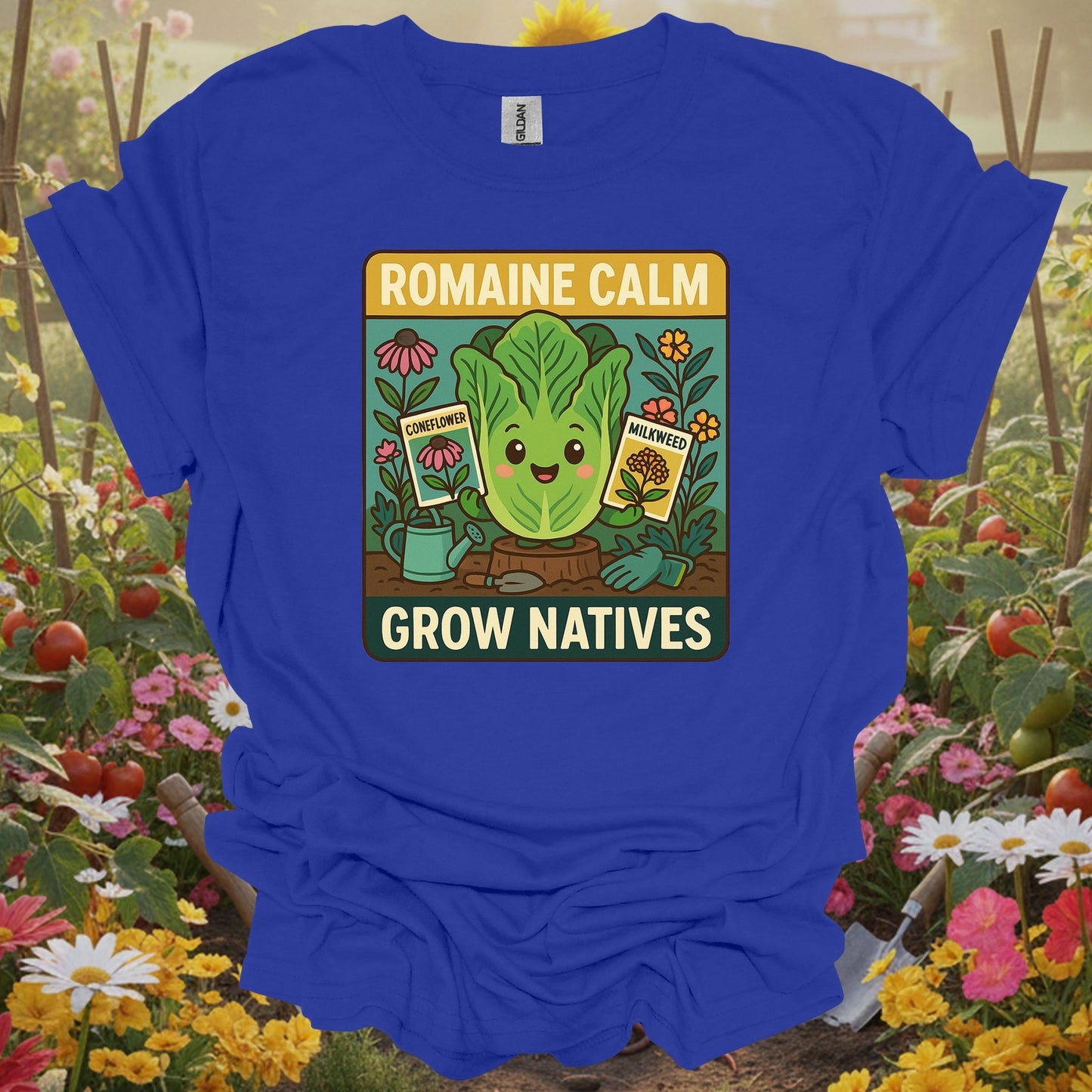 Royal top showing romaine calm grow natives happy pun for green thumb folks