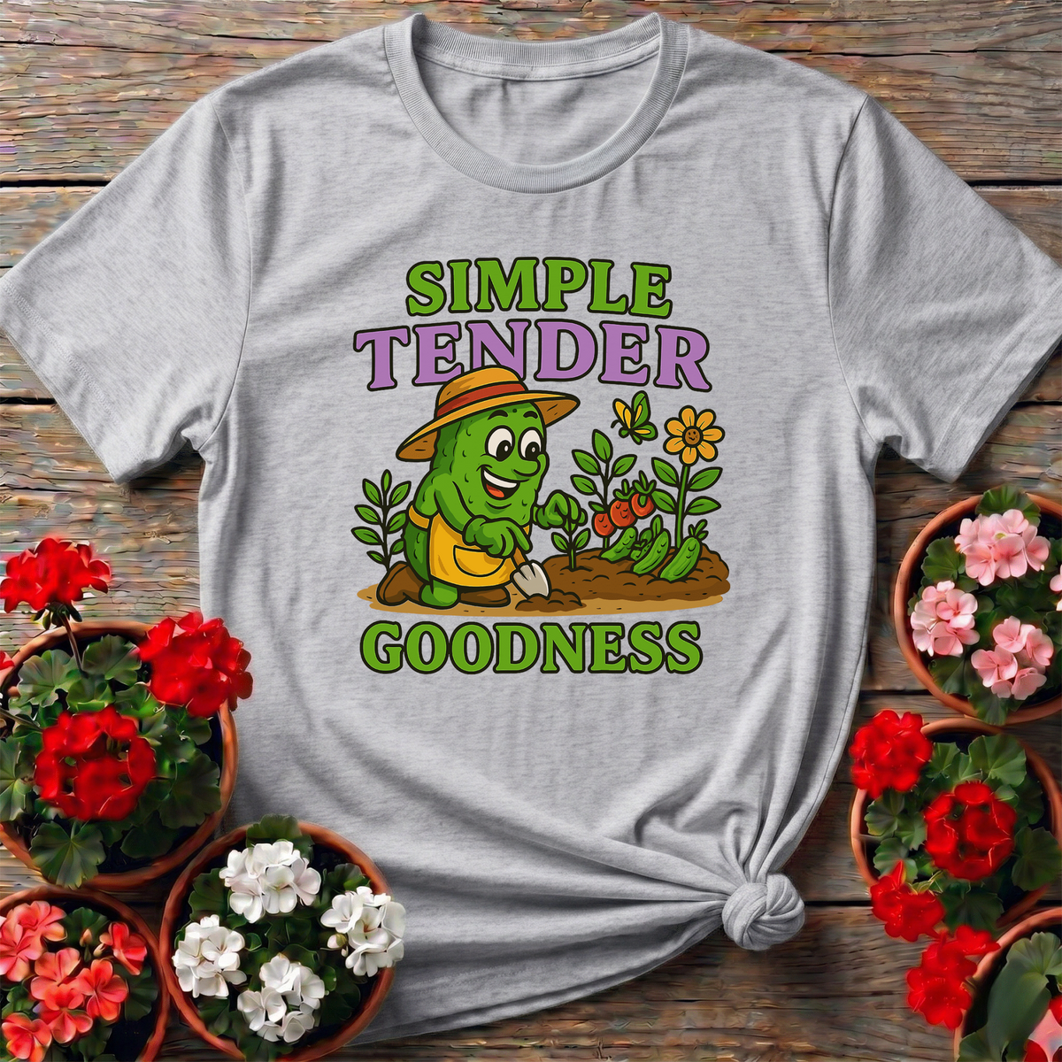 Simple Tender Goodness Funny Pickle T-shirt - GardeningTshirts
