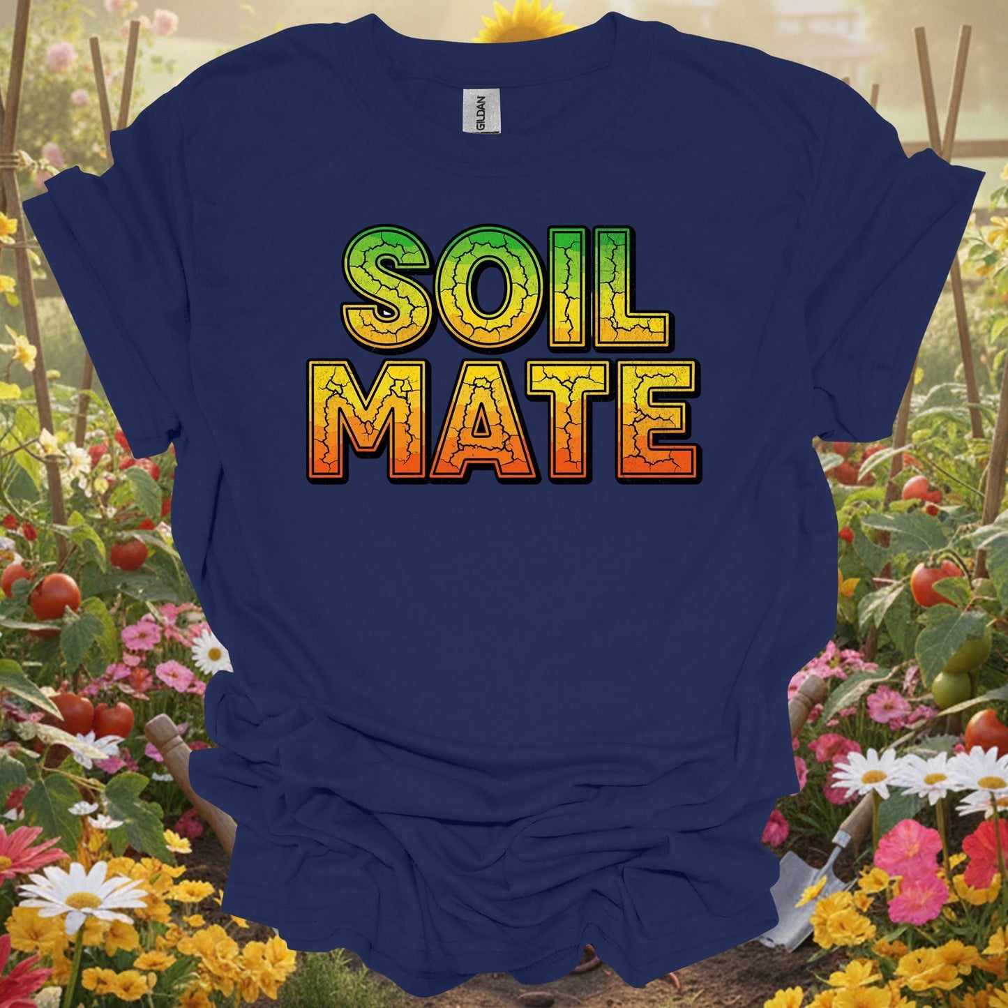 "SOIL MATE" Funny Gardening Pun T-Shirt - GardeningTshirts