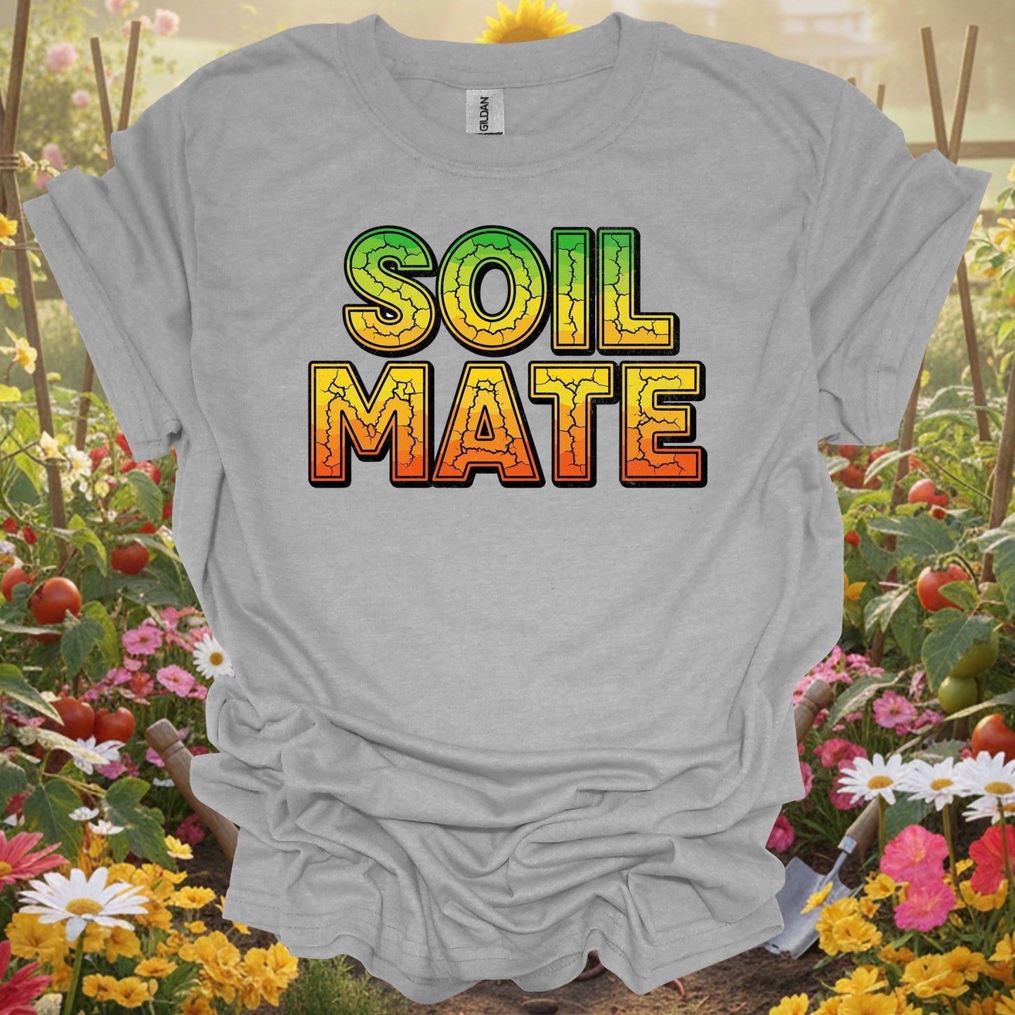 "SOIL MATE" Funny Gardening Pun T-Shirt - GardeningTshirts