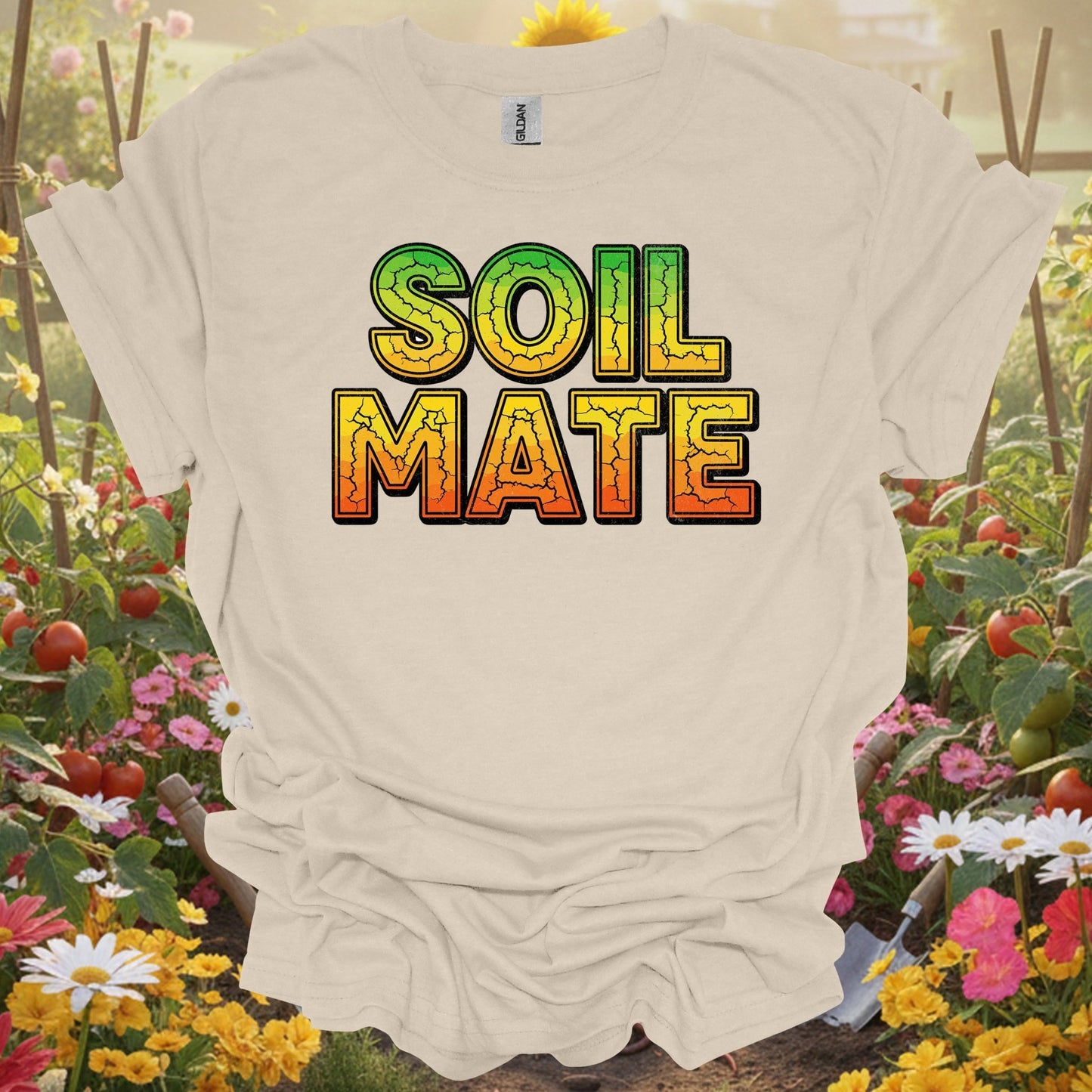 "SOIL MATE" Funny Gardening Pun T-Shirt - GardeningTshirts