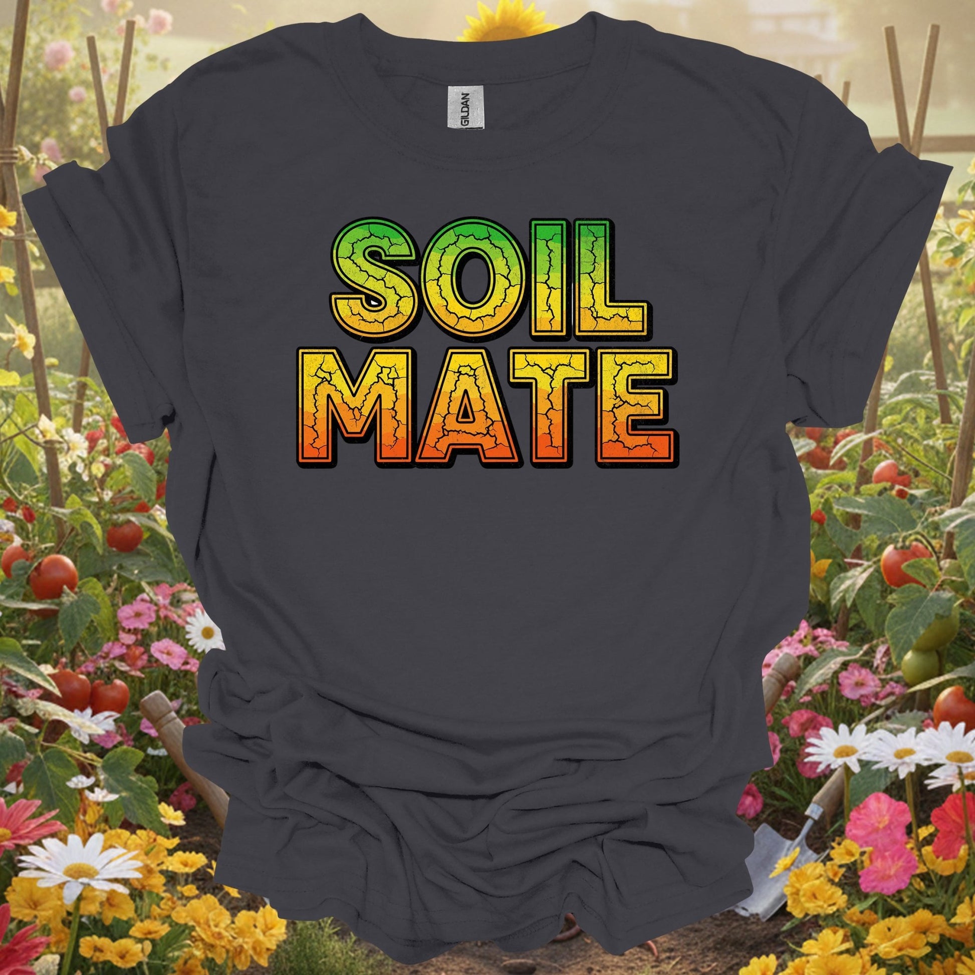"SOIL MATE" Funny Gardening Pun T-Shirt - GardeningTshirts