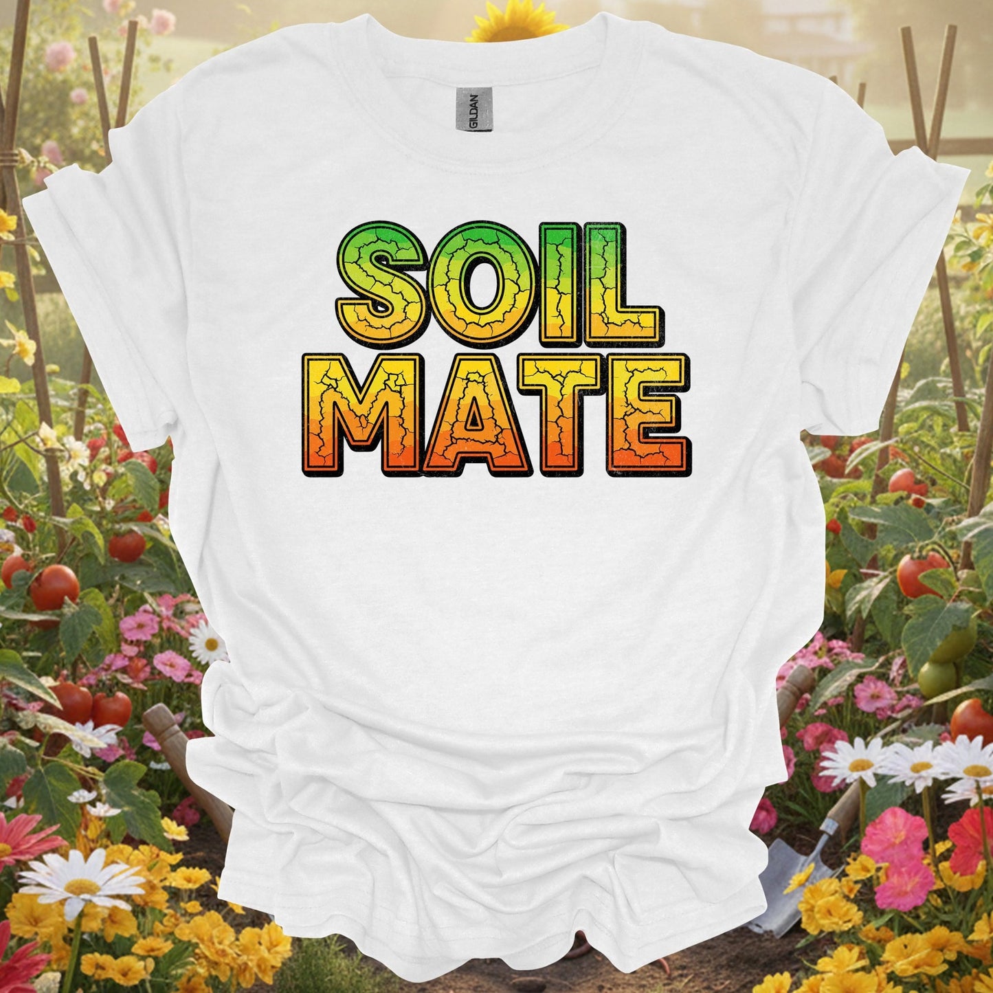 "SOIL MATE" Funny Gardening Pun T-Shirt - GardeningTshirts