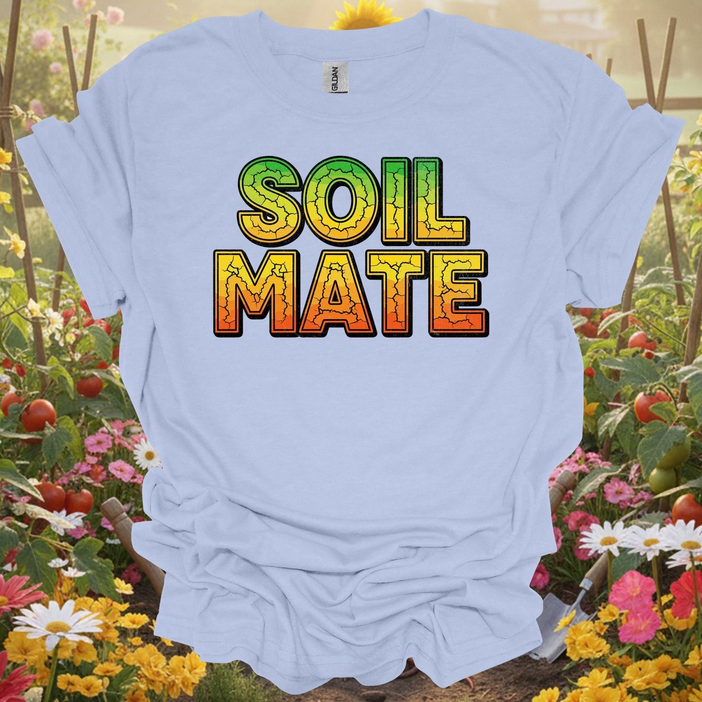 "SOIL MATE" Funny Gardening Pun T-Shirt - GardeningTshirts