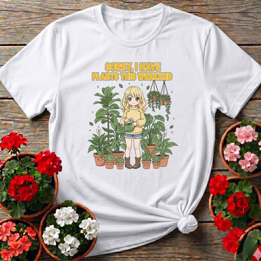 Sorry I Have Plants Anime T shirt - GardeningTshirts