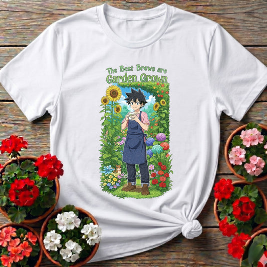 The Best Brews Are Garden Grown Anime T-shirt - GardeningTshirts
