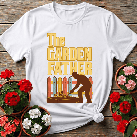 The Garden Father Father's Day Retro T-shirt - GardeningTshirts
