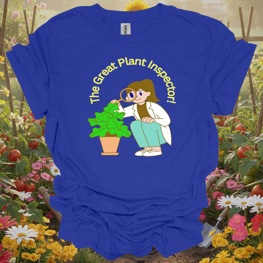 Royal tshirt showing acknowledge your daily botanical routine with this hilarious and relatable houseplant design for hobby farmers supplementing their income