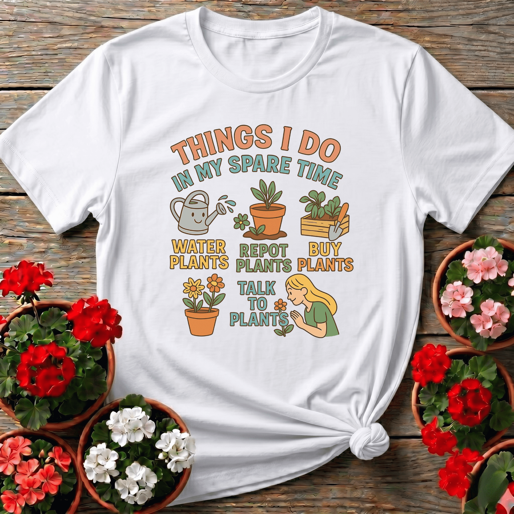 Things I Do In My Spare Time Funny Plant Tee - GardeningTshirts