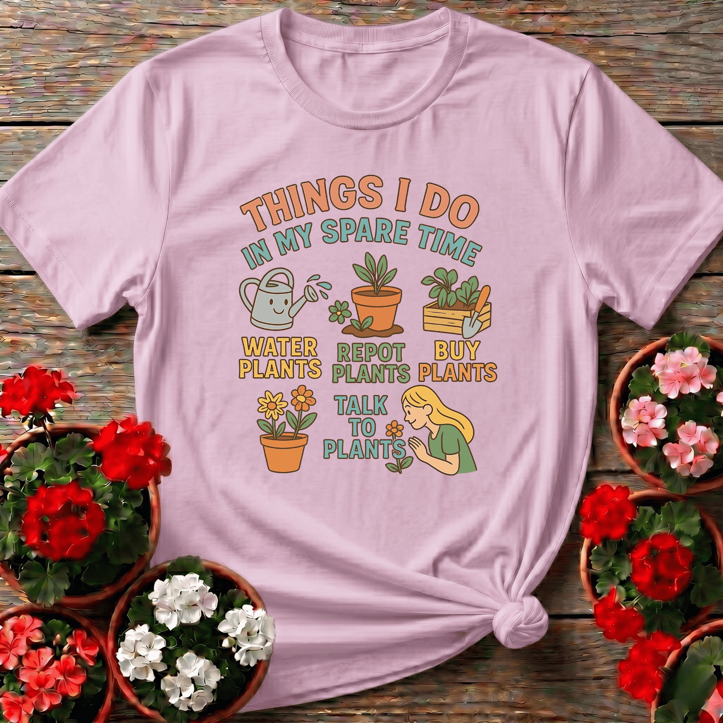 Things I Do In My Spare Time Funny Plant Tee - GardeningTshirts
