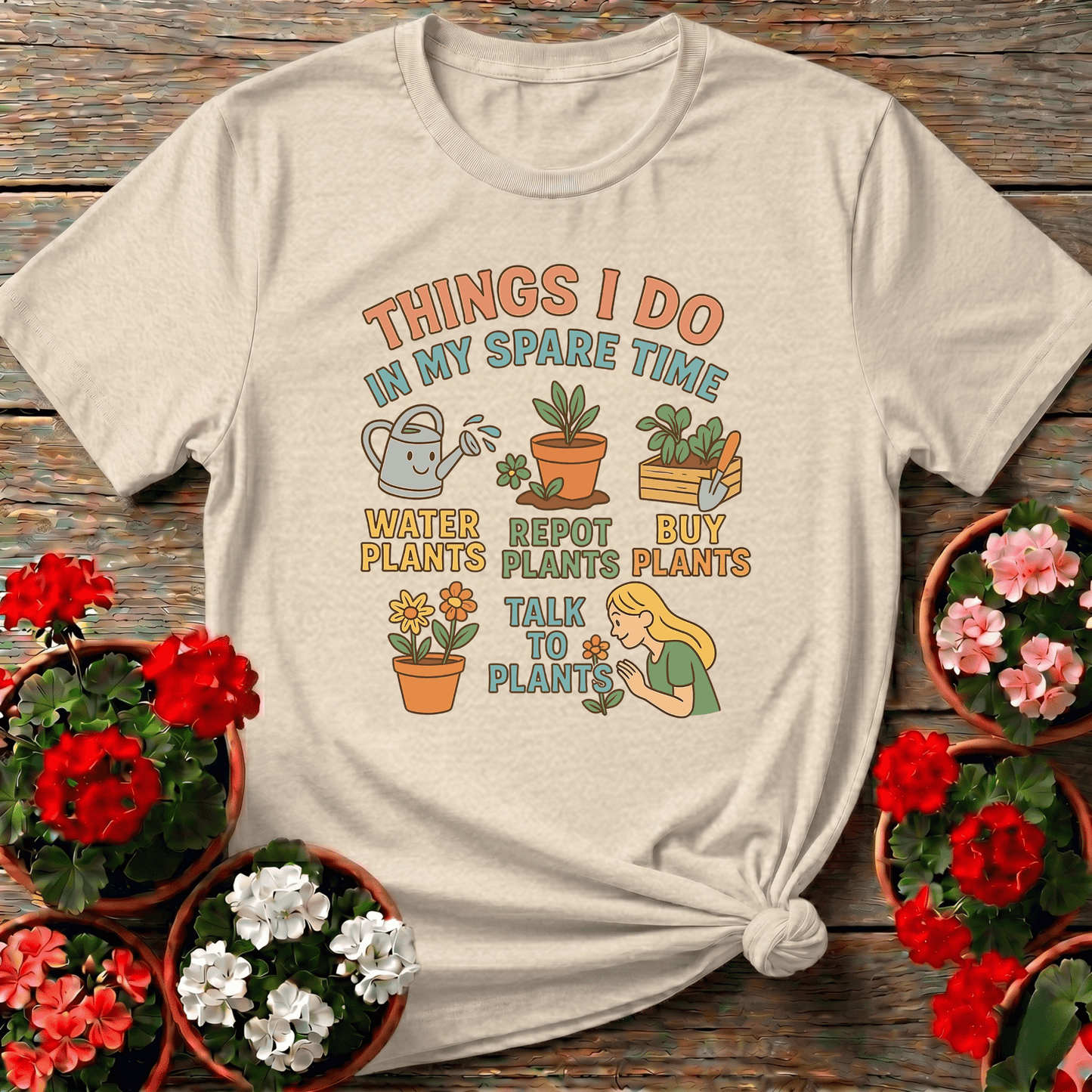 Things I Do In My Spare Time Funny Plant Tee - GardeningTshirts