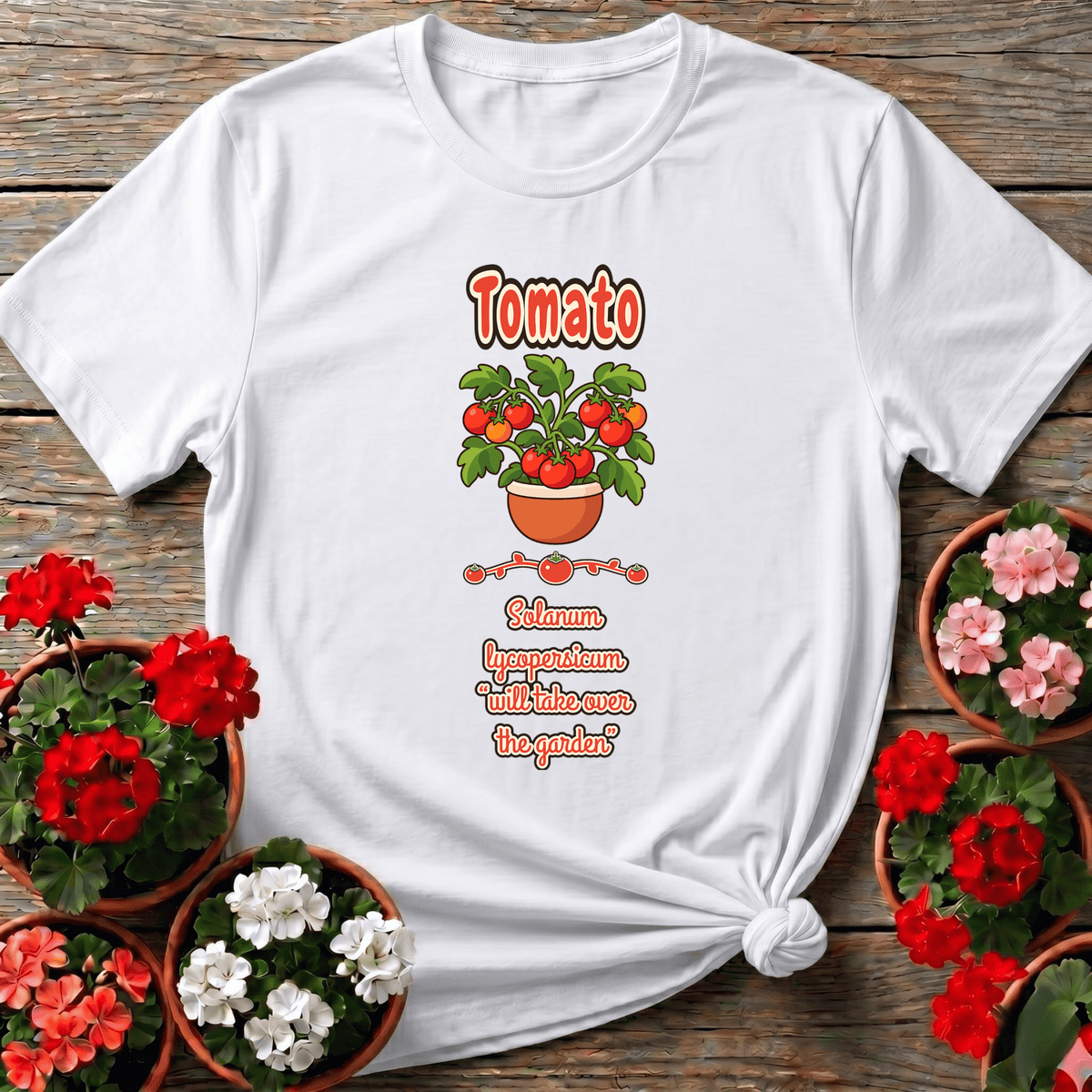 Tomato Plant Personality Funny Gardening T-Shirt - GardeningTshirts