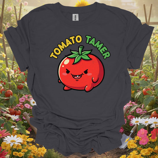 "Tomato Tamer" Funny Vegetable T-Shirt - GardeningTshirts