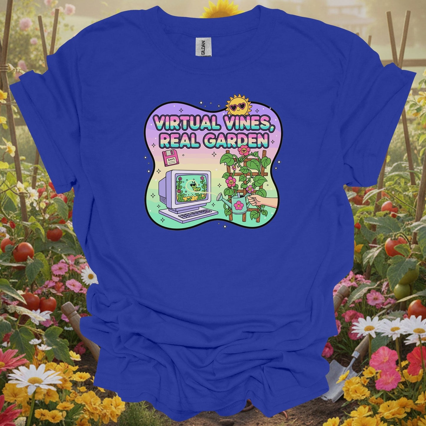 Royal top showing virtual vines real garden retro gamer for green thumb folks