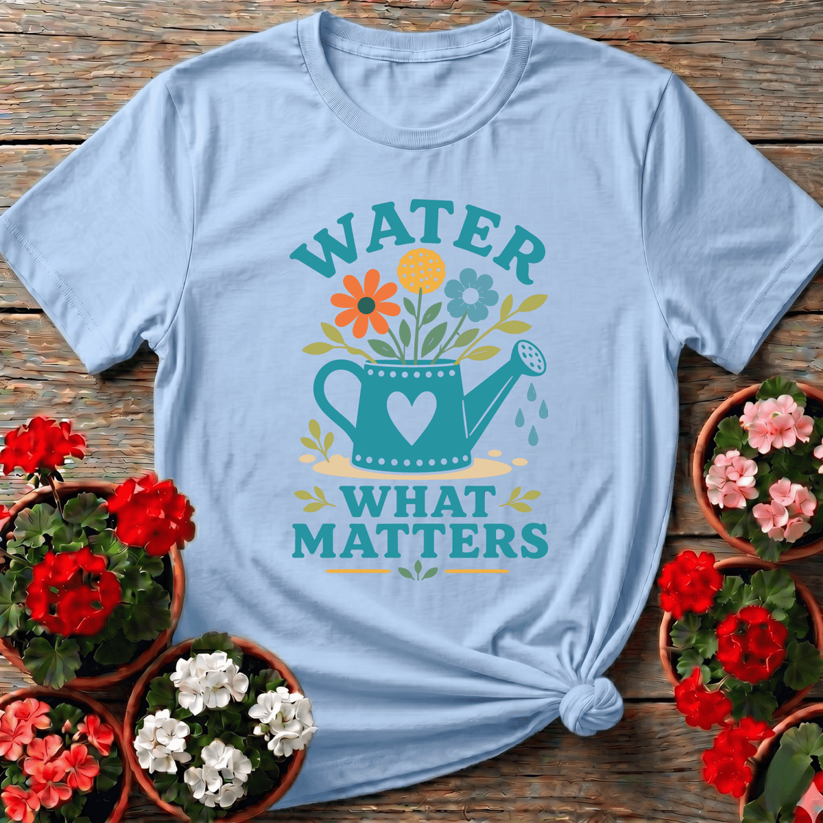 Water What Matters Gardening Tee for Plant Lovers - GardeningTshirts