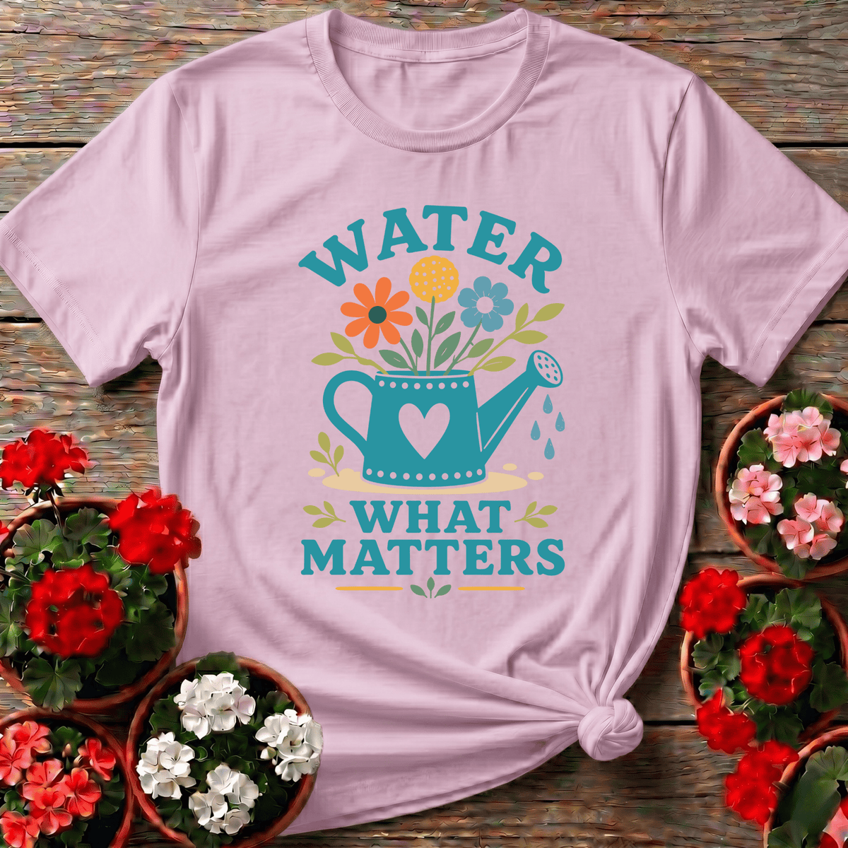 Water What Matters Gardening Tee for Plant Lovers - GardeningTshirts