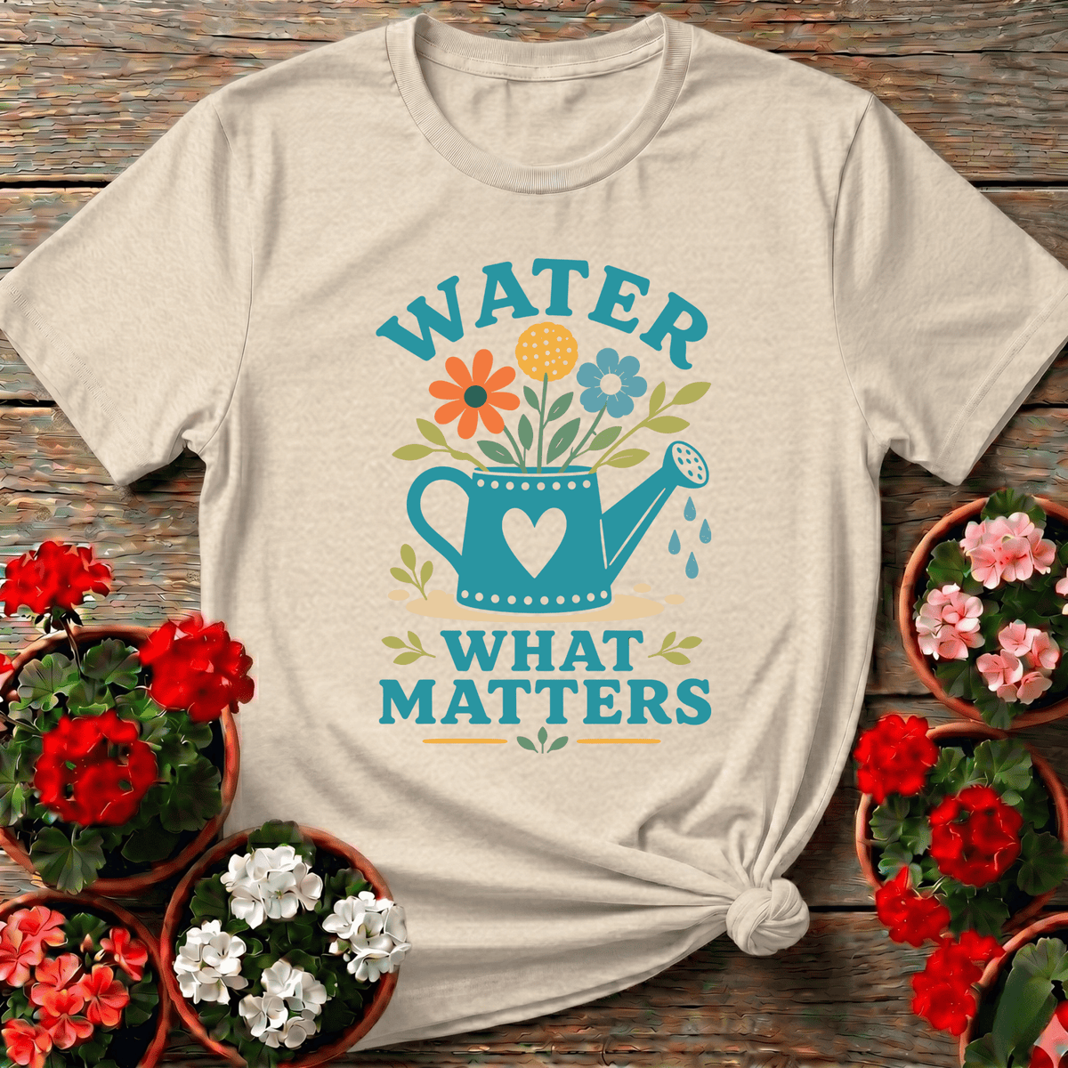 Water What Matters Gardening Tee for Plant Lovers - GardeningTshirts
