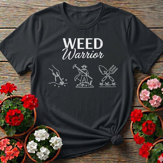 Weed Warrior Superhero Gardener T-shirt - GardeningTshirts
