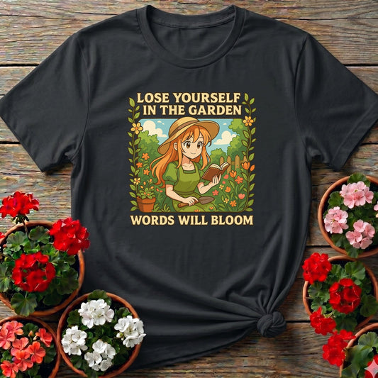 Words Will Bloom Anime Gardener T-shirt - GardeningTshirts