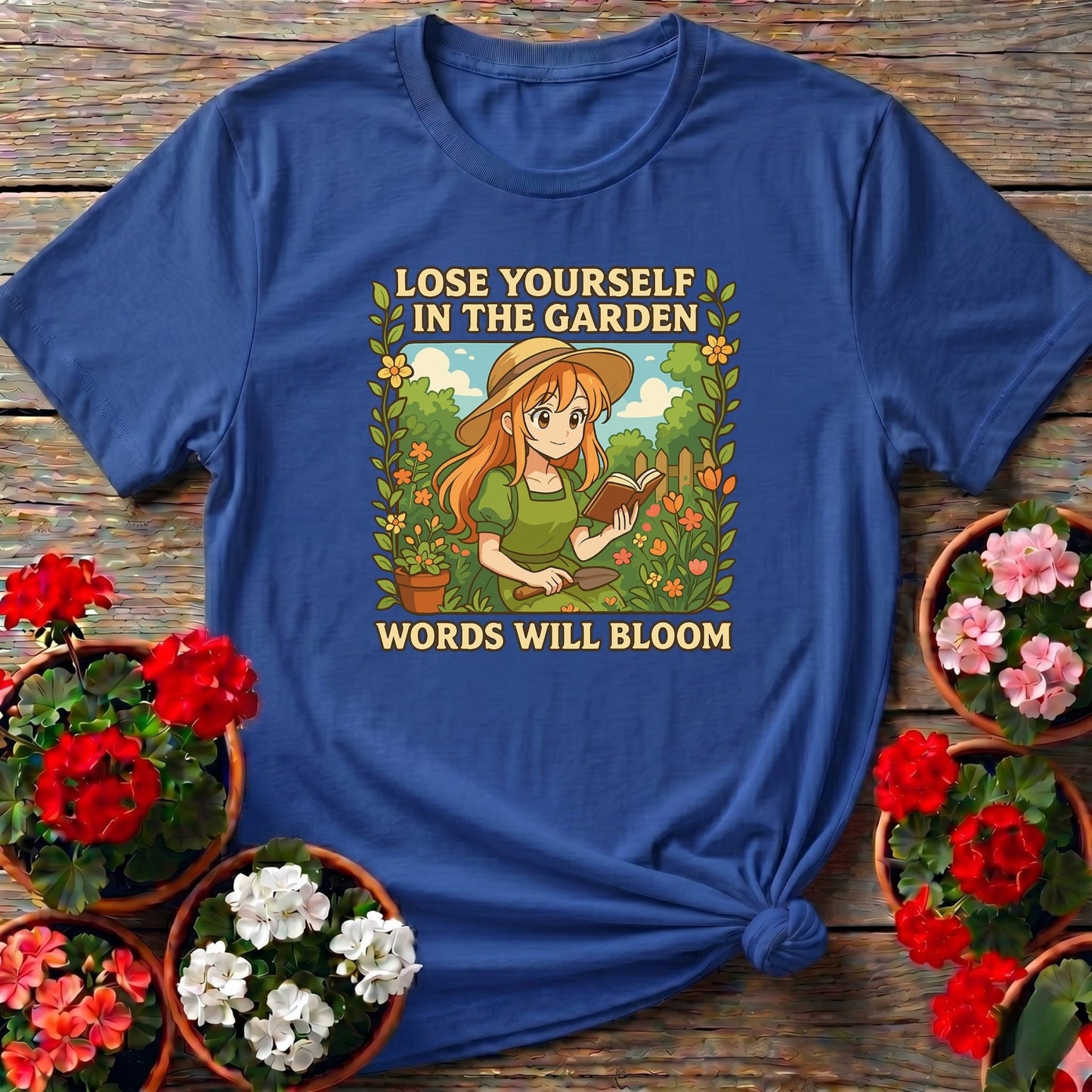 Words Will Bloom Anime Gardener T-shirt - GardeningTshirts
